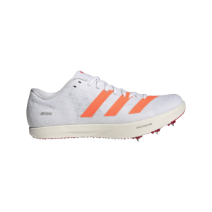 ADIDAS ADIZERO LJ JQ0807 - Cloud White / Lucid Orange / Lucid Red - SALTO IN LUNGO