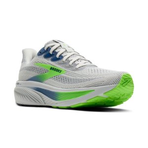 BROOKS GHOST 17 MEN'S 135 Oyster/Beacon Blue/Gecko - 110442 1D 454