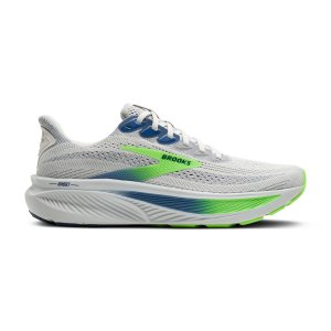 BROOKS GHOST 17 MEN'S 135 Oyster/Beacon Blue/Gecko - 110442 1D 454